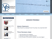 Tablet Screenshot of missionp.org